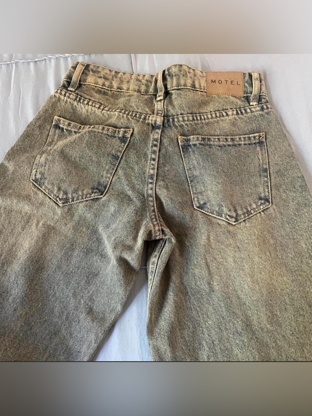 Motel Stonewash Acid Wash Jeans